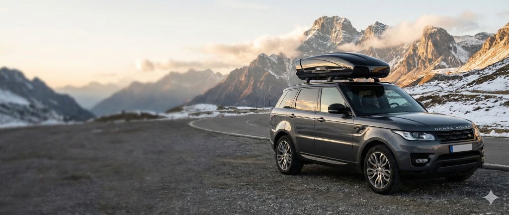 Půjčovna střešních boxů Brno - Thule Motion XT v akci